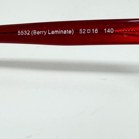 COACH HC6129 5532 Rectangle Berry Laminate Demo Lens 52-16-140 H19207 - Picture 5 of 7